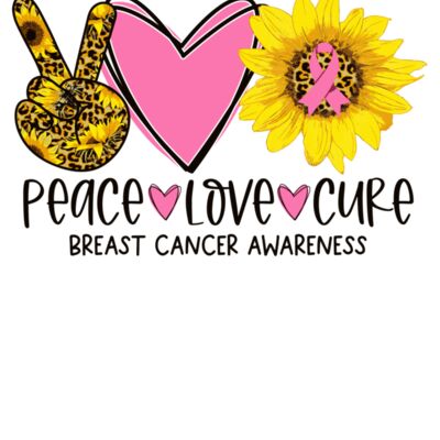 PEACE LOVE CURE  BREAST CANCER Thumbnail