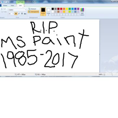 RIP MS PAINT Thumbnail