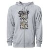 Icon Unisex Lightweight Loopback Terry Full-Zip Hooded Sweatshirt Thumbnail