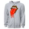 Icon Unisex Lightweight Loopback Terry Full-Zip Hooded Sweatshirt Thumbnail