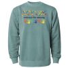 Unisex Midweight Pigment-Dyed Crewneck Sweatshirt Thumbnail