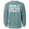 Unisex Midweight Pigment-Dyed Crewneck Sweatshirt Thumbnail