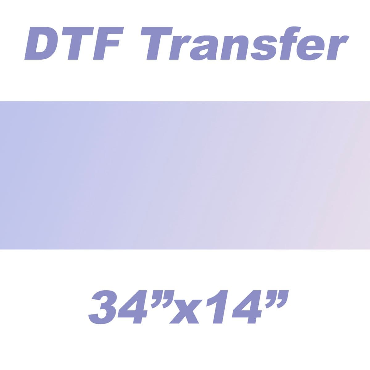 DTF 34"x14" Transfer Sheet