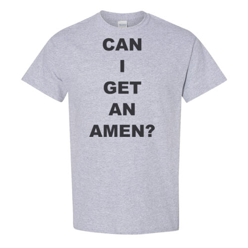 CAN I GET AN AMEN? - Heavy Cotton™ T-Shirt Thumbnail