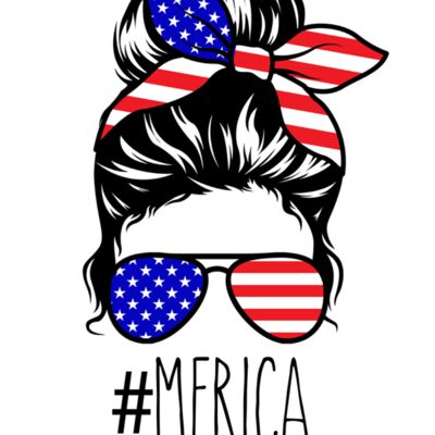 Custom American Mom T Shirt  Merica Thumbnail