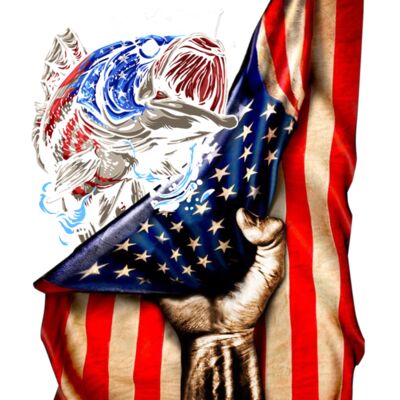 American Flag Fish T Shirt Thumbnail