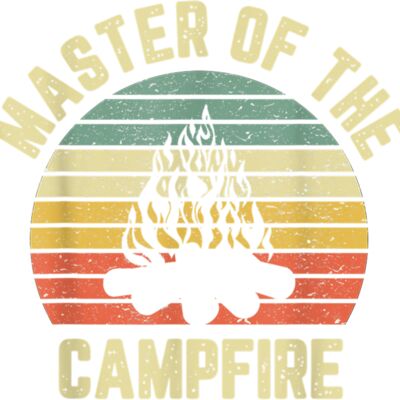Master of the Campfire Camping Shirt Vintage Camper T Shirt Thumbnail