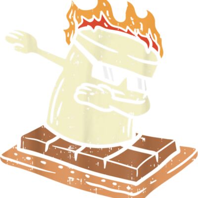 Dabbing Smore Marshmallow Cute Dab Dance Camping Camper Gift T Shirt Thumbnail
