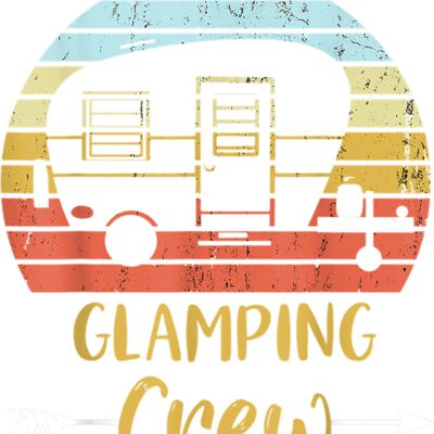 Glamping Crew Funny Matching Family Girls Camping Trip T Shirt Thumbnail