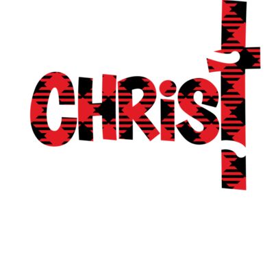 MERRY CHRISTMAS BUFFALO PLAID CROSS Thumbnail