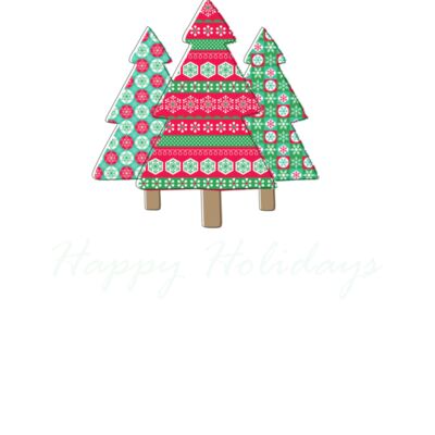 HAPPY HOLIDAYS  PINK TREES Thumbnail