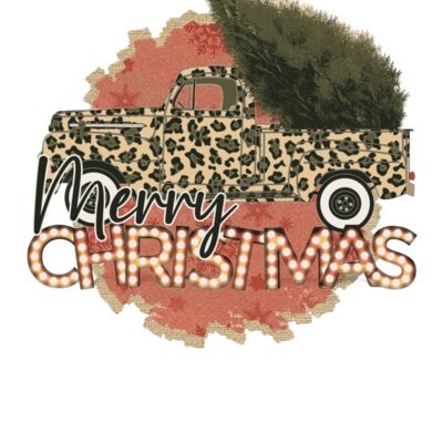 Merry Christmas leopard truck Thumbnail