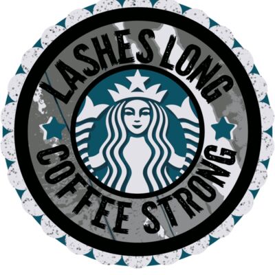 LASHES LONG COFFEE STRONG CIRCLE Thumbnail