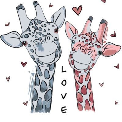 Giraffe Love Thumbnail