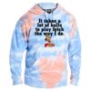 Tie-Dyed Fleece Hooded Sweatshirt Thumbnail