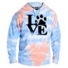 Tie-Dyed Fleece Hooded Sweatshirt Thumbnail