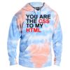 Tie-Dyed Fleece Hooded Sweatshirt Thumbnail