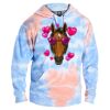 Tie-Dyed Fleece Hooded Sweatshirt Thumbnail