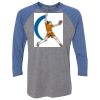 Unisex Triblend Three-Quarter Raglan T-Shirt Thumbnail