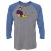 Unisex Triblend Three-Quarter Raglan T-Shirt Thumbnail