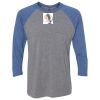 Unisex Triblend Three-Quarter Raglan T-Shirt Thumbnail