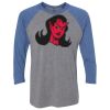 Unisex Triblend Three-Quarter Raglan T-Shirt Thumbnail