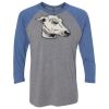 Unisex Triblend Three-Quarter Raglan T-Shirt Thumbnail