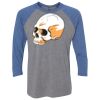 Unisex Triblend Three-Quarter Raglan T-Shirt Thumbnail