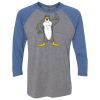 Unisex Triblend Three-Quarter Raglan T-Shirt Thumbnail