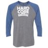 Unisex Triblend Three-Quarter Raglan T-Shirt Thumbnail