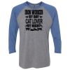 Unisex Triblend Three-Quarter Raglan T-Shirt Thumbnail