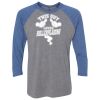 Unisex Triblend Three-Quarter Raglan T-Shirt Thumbnail