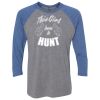 Unisex Triblend Three-Quarter Raglan T-Shirt Thumbnail