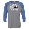 Unisex Triblend Three-Quarter Raglan T-Shirt Thumbnail