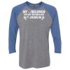 Unisex Triblend Three-Quarter Raglan T-Shirt Thumbnail