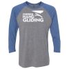 Unisex Triblend Three-Quarter Raglan T-Shirt Thumbnail