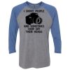 Unisex Triblend Three-Quarter Raglan T-Shirt Thumbnail