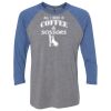 Unisex Triblend Three-Quarter Raglan T-Shirt Thumbnail