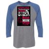 Unisex Triblend Three-Quarter Raglan T-Shirt Thumbnail