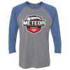 Unisex Triblend Three-Quarter Raglan T-Shirt Thumbnail