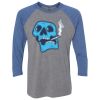 Unisex Triblend Three-Quarter Raglan T-Shirt Thumbnail