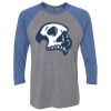 Unisex Triblend Three-Quarter Raglan T-Shirt Thumbnail