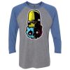 Unisex Triblend Three-Quarter Raglan T-Shirt Thumbnail