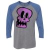 Unisex Triblend Three-Quarter Raglan T-Shirt Thumbnail