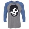 Unisex Triblend Three-Quarter Raglan T-Shirt Thumbnail