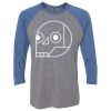 Unisex Triblend Three-Quarter Raglan T-Shirt Thumbnail