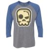 Unisex Triblend Three-Quarter Raglan T-Shirt Thumbnail