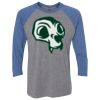 Unisex Triblend Three-Quarter Raglan T-Shirt Thumbnail