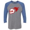 Unisex Triblend Three-Quarter Raglan T-Shirt Thumbnail