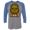 Unisex Triblend Three-Quarter Raglan T-Shirt Thumbnail